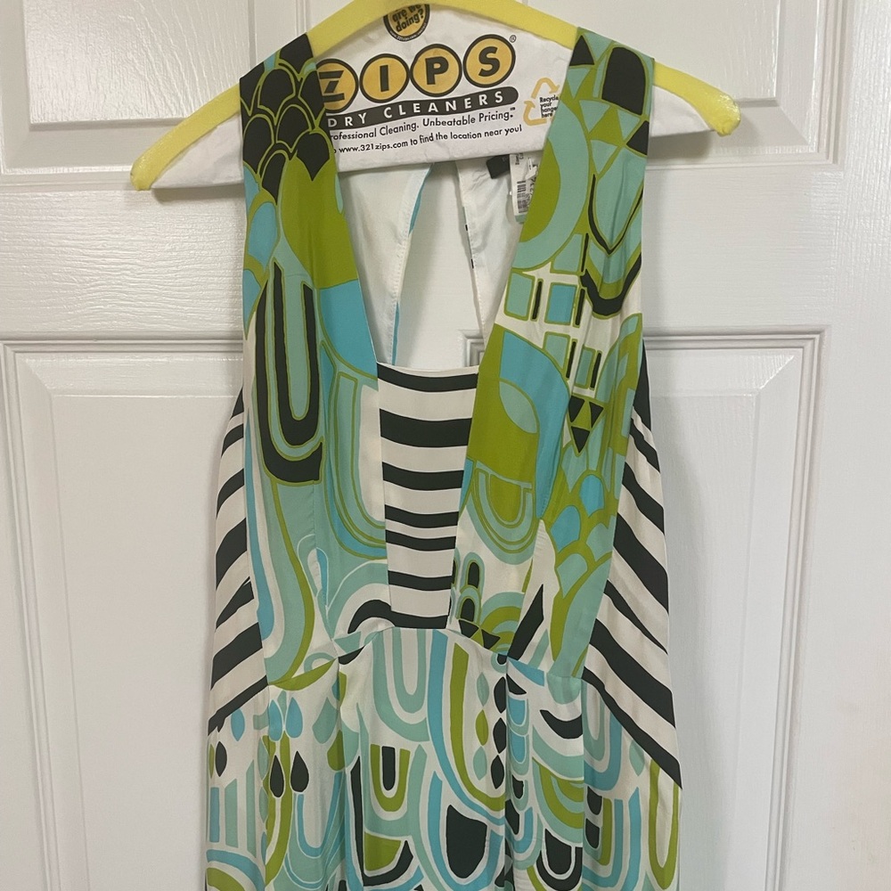 100% silk flowy maxi dress
